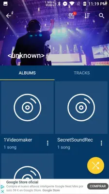 Music Player android App screenshot 2